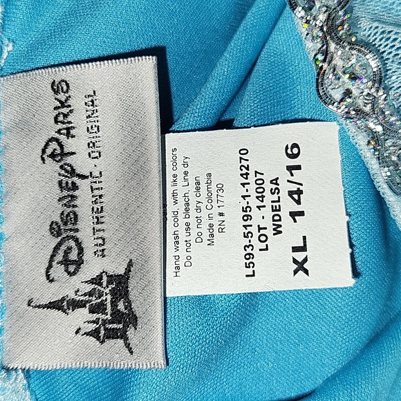 NWT Disney Parks Frozen Princess Elsa Costume Size XL 14/16 - Picture 7 of 8